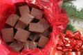 Christmas Fudge Royalty Free Stock Photo