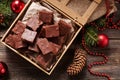 Christmas fudge traditional homemade chocolate