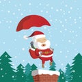 Christmas funny illustration