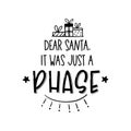 Christmas Funny Quote Vector Doodle Card Text