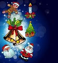 Christmas Funny Stuff Background Royalty Free Stock Photo