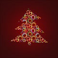 Christmas fur tree. Royalty Free Stock Photo