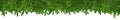 Christmas garland super wide panorama banner with fir branches