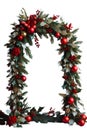 Christmas Garland Vector Background-Free, Christmas Garland Transparent, Christmas Garland, Holiday Decor Vector