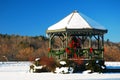 A Christmas Gazebo Royalty Free Stock Photo