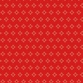 Christmas Geometric Pattern with Stars in Red and Golden