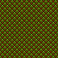 Christmas Geometric Red and Green Seamless Pattern