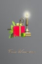 Christmas German greeting card Royalty Free Stock Photo