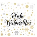 Christmas in Germany Frohe Weihnachten decorative greeting