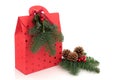 Christmas Gift Bag Royalty Free Stock Photo