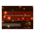 Christmas gift coupon. Royalty Free Stock Photo