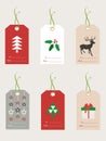 Christmas Gift Tags Royalty Free Stock Photo