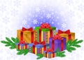 Christmas gifts Royalty Free Stock Photo