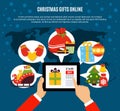 Christmas Gifts Buying Online Composition