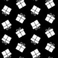 Christmas gifts seamless pattern Royalty Free Stock Photo