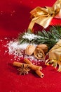 Christmas gifts, still life. Royalty Free Stock Photo