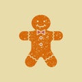 Christmas ginger cookies. The gingerbread man