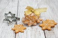 Christmas ginger and honey colorful cookies Royalty Free Stock Photo