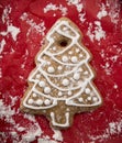 Christmas gingerbread cookie