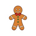 christmas gingerbread of a christmas element Royalty Free Stock Photo