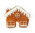 Christmas gingerbread house cookie Royalty Free Stock Photo