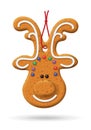 Christmas Gingerbread Icon Royalty Free Stock Photo