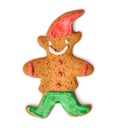 Christmas gingerbread man cookie Royalty Free Stock Photo