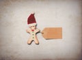 Christmas gingerbread man cookie Royalty Free Stock Photo