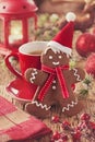 Christmas gingerbread man Royalty Free Stock Photo