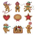 Christmas Gingerbread man Royalty Free Stock Photo