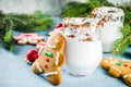 Christmas gingerbread martini Royalty Free Stock Photo