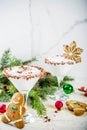 Christmas gingerbread martini Royalty Free Stock Photo