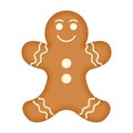 Christmas Gingerbread single icon in cartoon style for design. Christmas vector symbol stock illustration web. Royalty Free Stock Photo