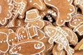 Christmas gingerbread texture