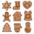 Gingerbread vector collection