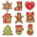 Gingerbread vector collection
