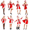 Christmas girls Royalty Free Stock Photo