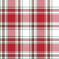 Christmas Glen Plaid textured Seamless Pattern