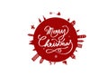 Christmas, globe circular design, poster logo banner vector, cal