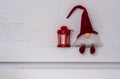 Christmas gnome. Decoration for Your Christmas, copy space