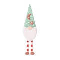 Christmas Gnome Nisse 3D Icon Vector Royalty Free Stock Photo