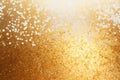 Christmas Golden Luxury Glitter Background Royalty Free Stock Photo