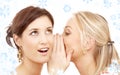 Christmas gossip Royalty Free Stock Photo