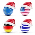 Christmas in Greece, Germany, USA, European