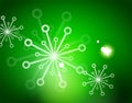 Christmas green abstract background Royalty Free Stock Photo