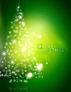 Christmas green abstract background with white Royalty Free Stock Photo