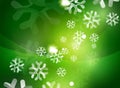 Christmas green abstract background with white Royalty Free Stock Photo