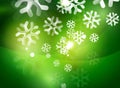 Christmas green abstract background with white Royalty Free Stock Photo