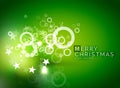 Christmas green abstract background with white Royalty Free Stock Photo