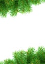 Christmas green framework Royalty Free Stock Photo